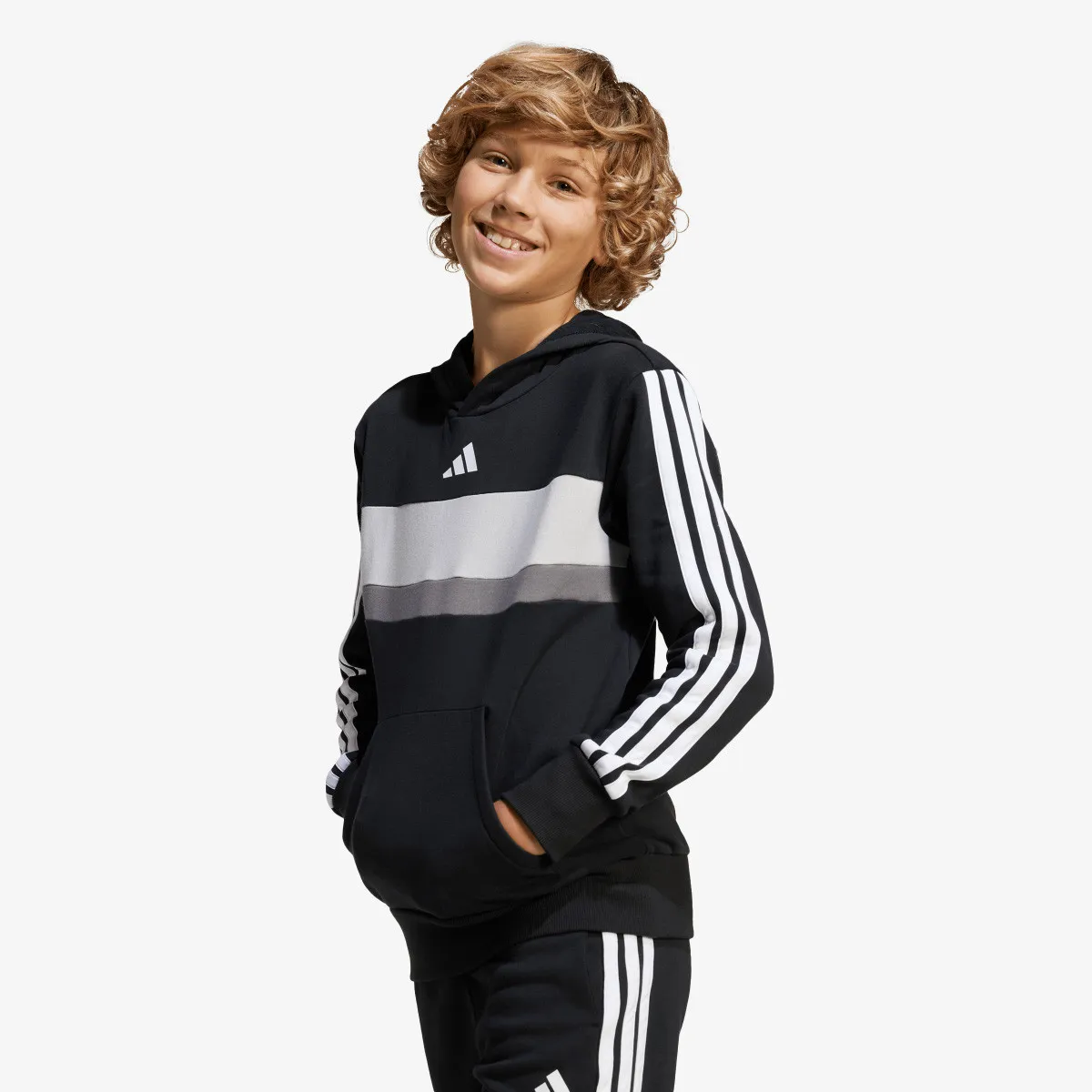 ADIDAS Dukserica J 3S TIB FL HD