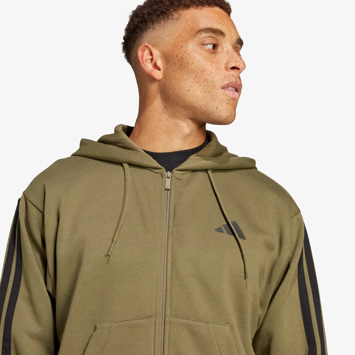ADIDAS Dukserica M 3S FL FZ HD