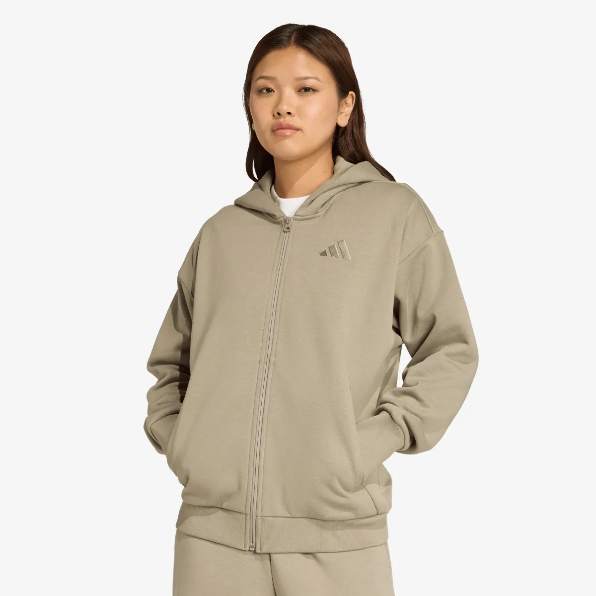 ADIDAS Dukserica W ALL SZN FZ HD