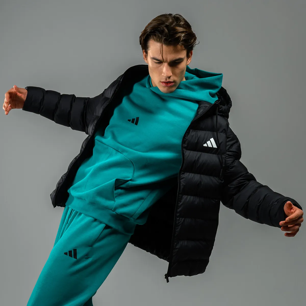 ADIDAS Dukserica M FI 3S HD 