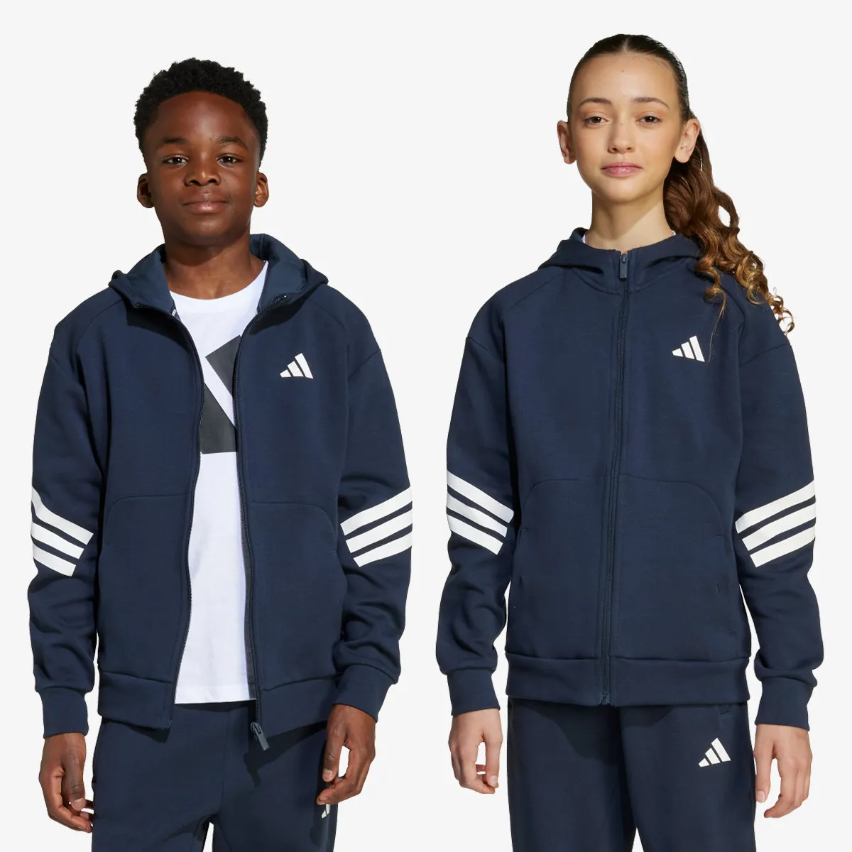 ADIDAS Dukserica J FI 3S FZ HD 