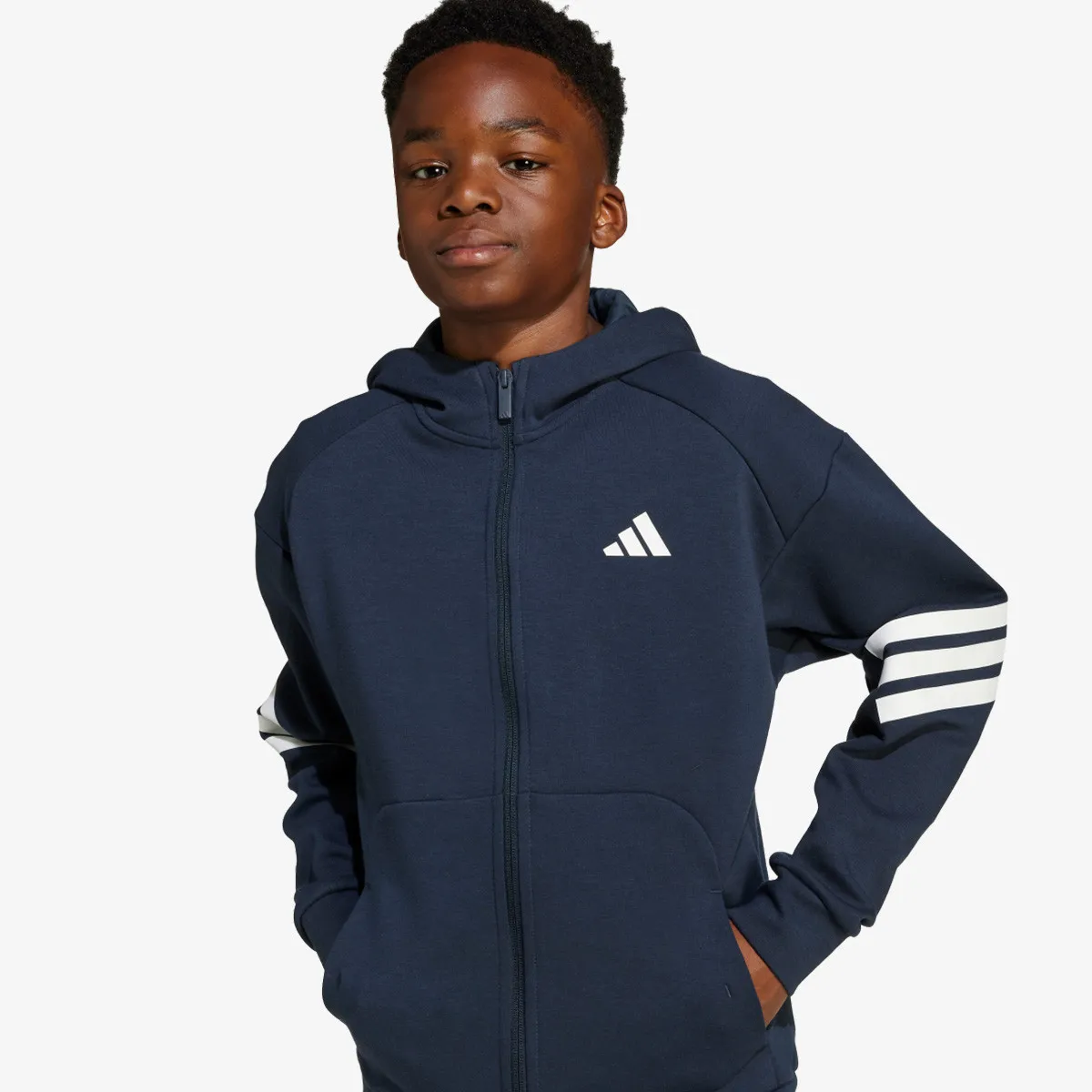 ADIDAS Dukserica J FI 3S FZ HD 