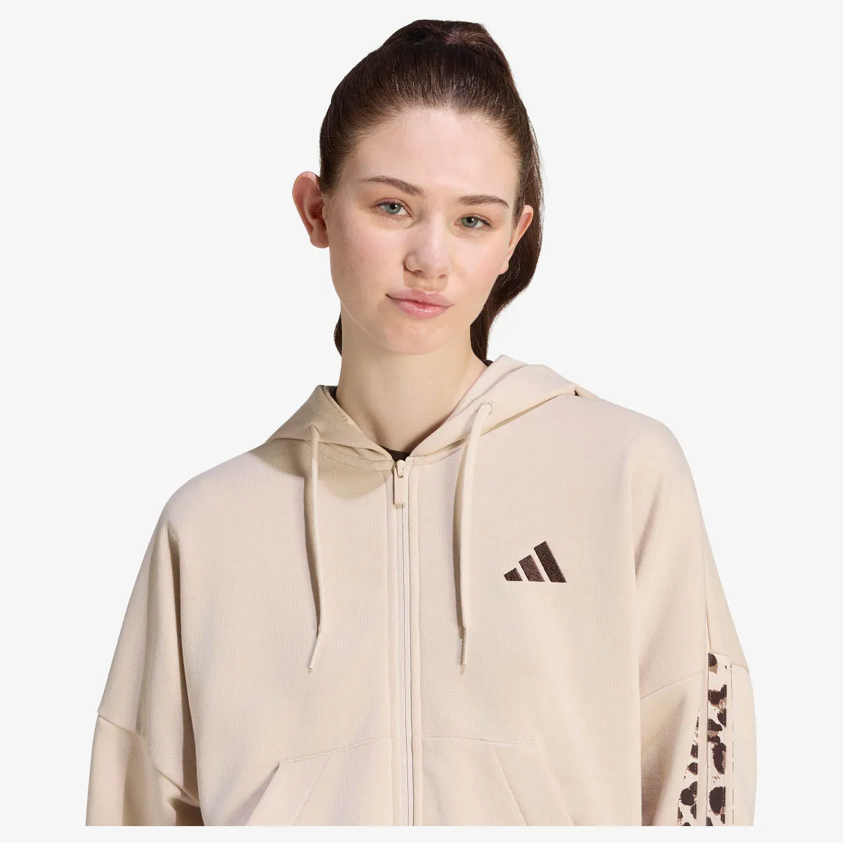 ADIDAS Dukserica W AOP 3S FT FZ 