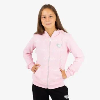 GIRLS FULL ZIP HOODY