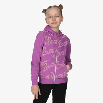 KRONOS Dukserica KRONOS GIRLS FULL ZIP HOODY 