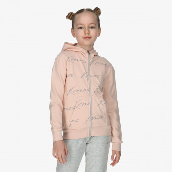 KRONOS Dukserica KRONOS GIRLS FULL ZIP HOODY 