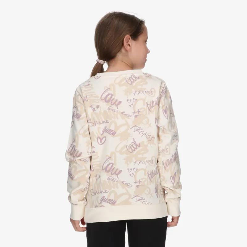KRONOS Dukserica KRONOS GIRLS CREWNECK 