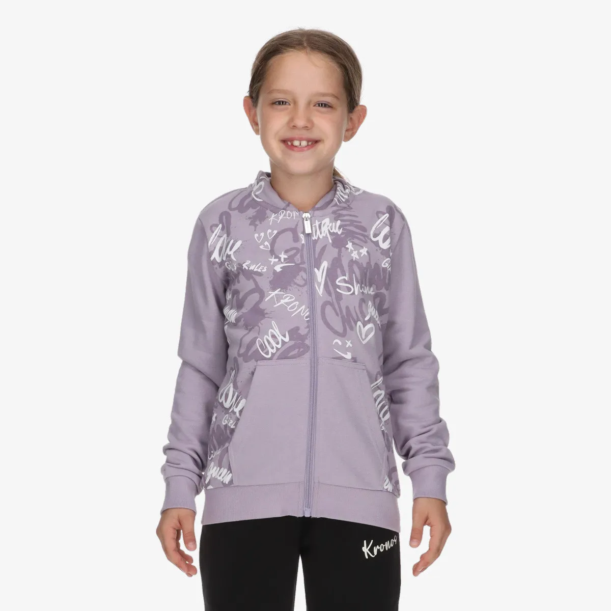 KRONOS Dukserica KRONOS GIRLS FULL ZIP HOODY