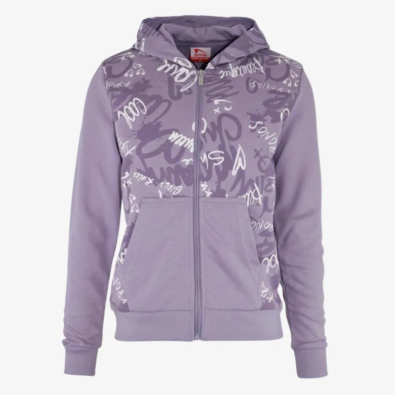 KRONOS Dukserica KRONOS GIRLS FULL ZIP HOODY 
