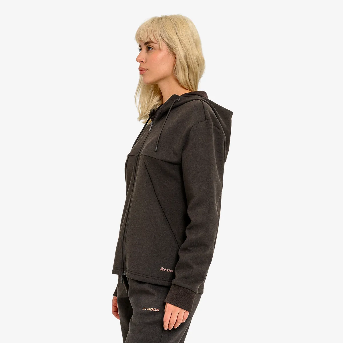 KRONOS Dukserica KRONOS LADIES FULL ZIP HOODY 