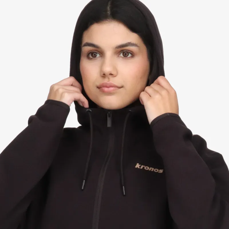 KRONOS Dukserica KRONOS LADIES FULL ZIP HOODY 