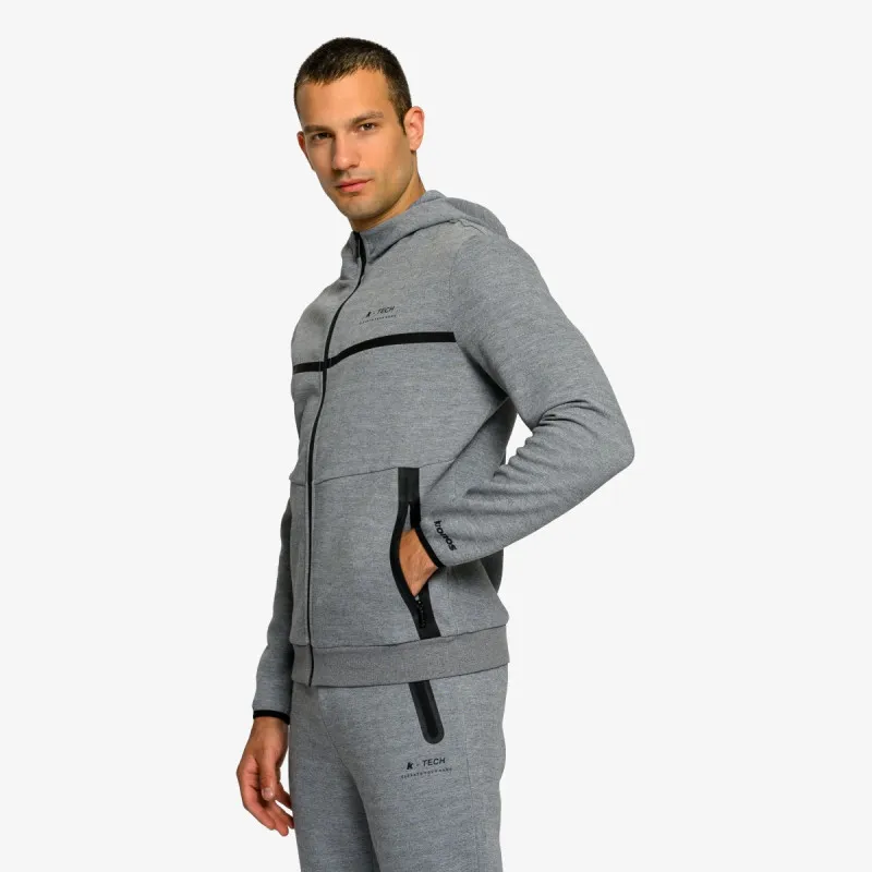 KRONOS Dukserica KRONOS MENS FULL ZIP HOODY 