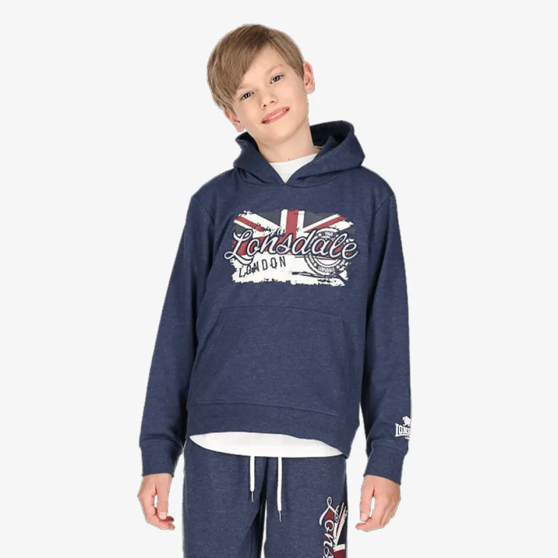LONSDALE Dukserica LONSDALE FLAG HOODY B 