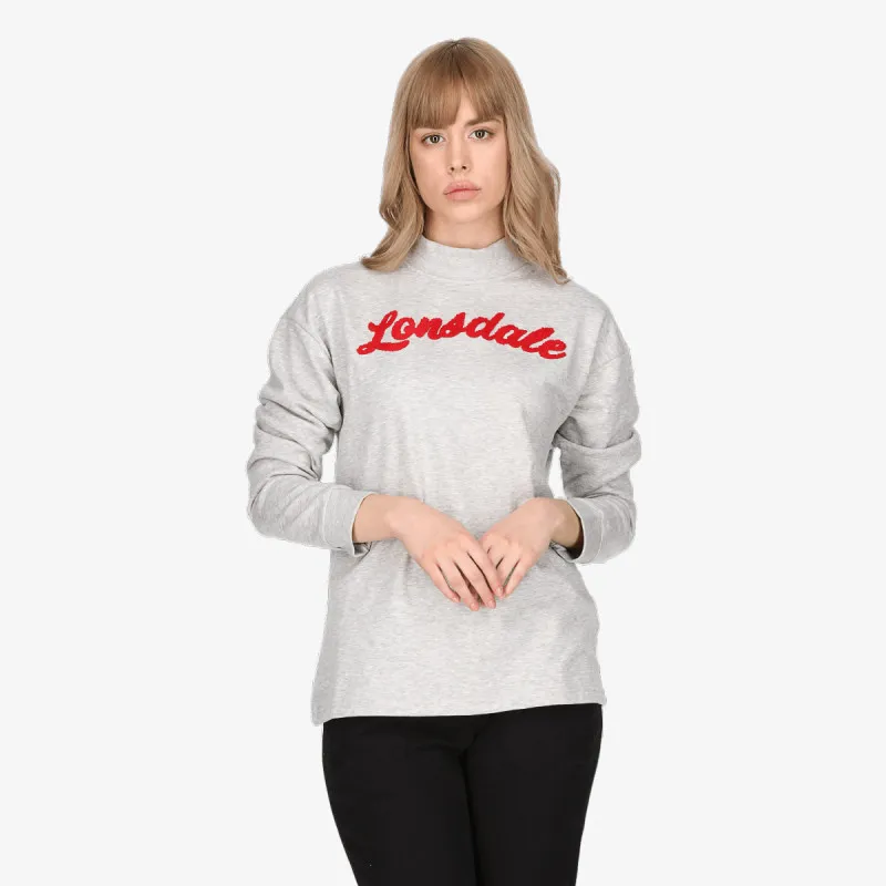 LONSDALE Dukserica LONSDALE RETRO LADY SWEAT 