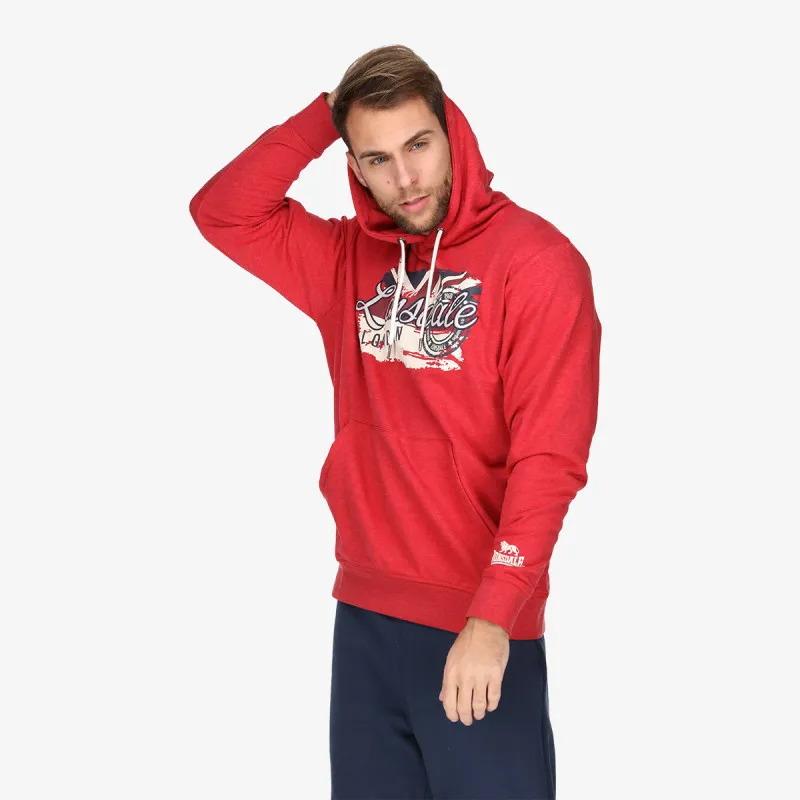LONSDALE Dukserica LONSDALE RETRO FLAG HOODY