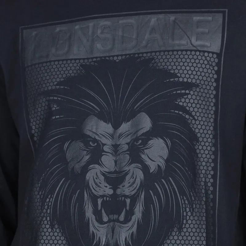 LONSDALE Majica dugih rukava LONSDALE BLK LION T-SHIRT LS 