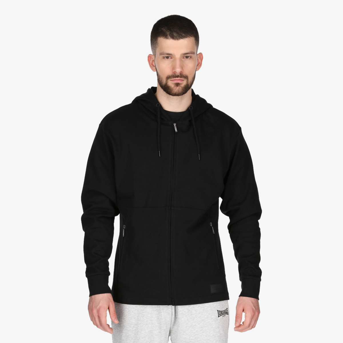 LONSDALE Dukserica Black Lion III