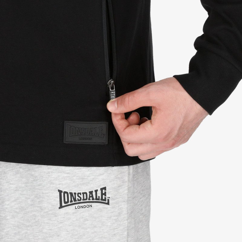 LONSDALE Dukserica Black Lion III