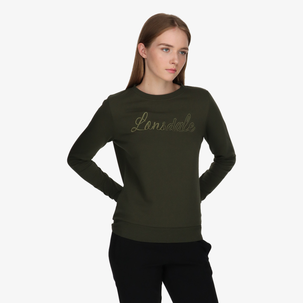 LONSDALE Dukserica Embro FW22 WMNS Crewneck