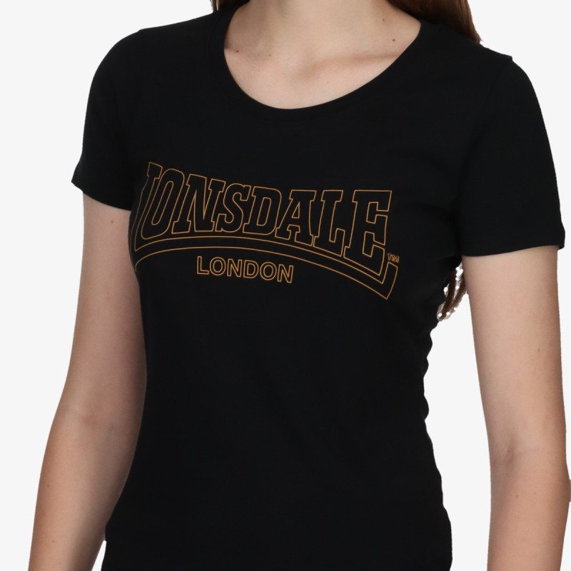 LONSDALE Majica Flock Slim FW22 WMNS T-Shirt