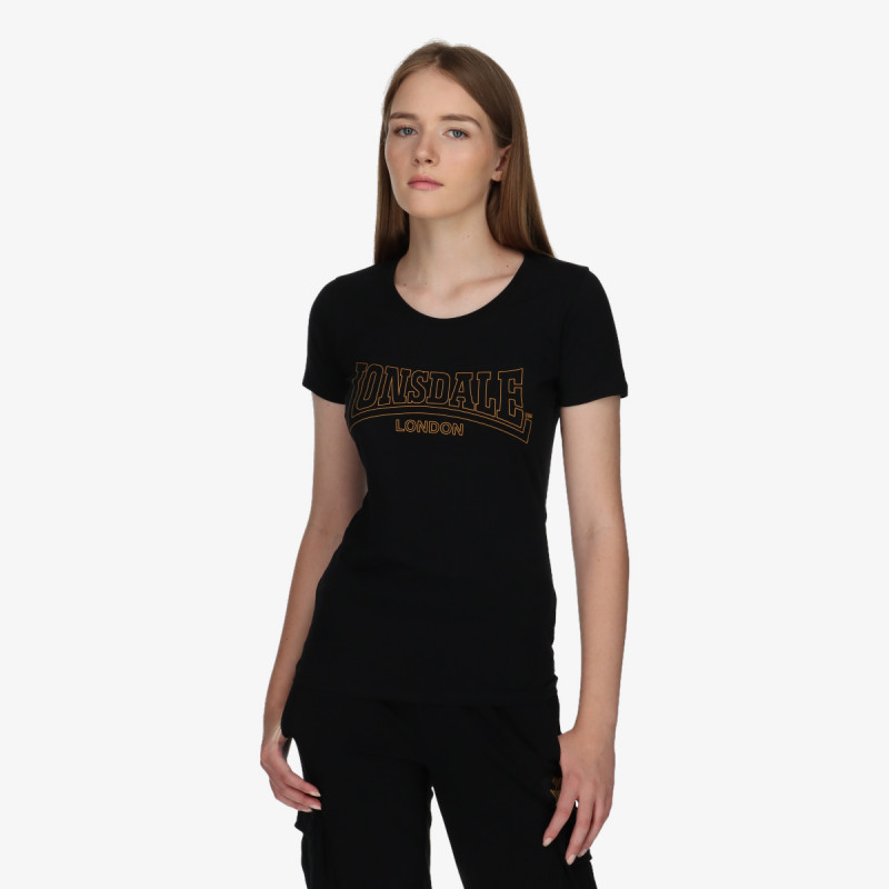 LONSDALE Majica Flock Slim FW22 WMNS T-Shirt
