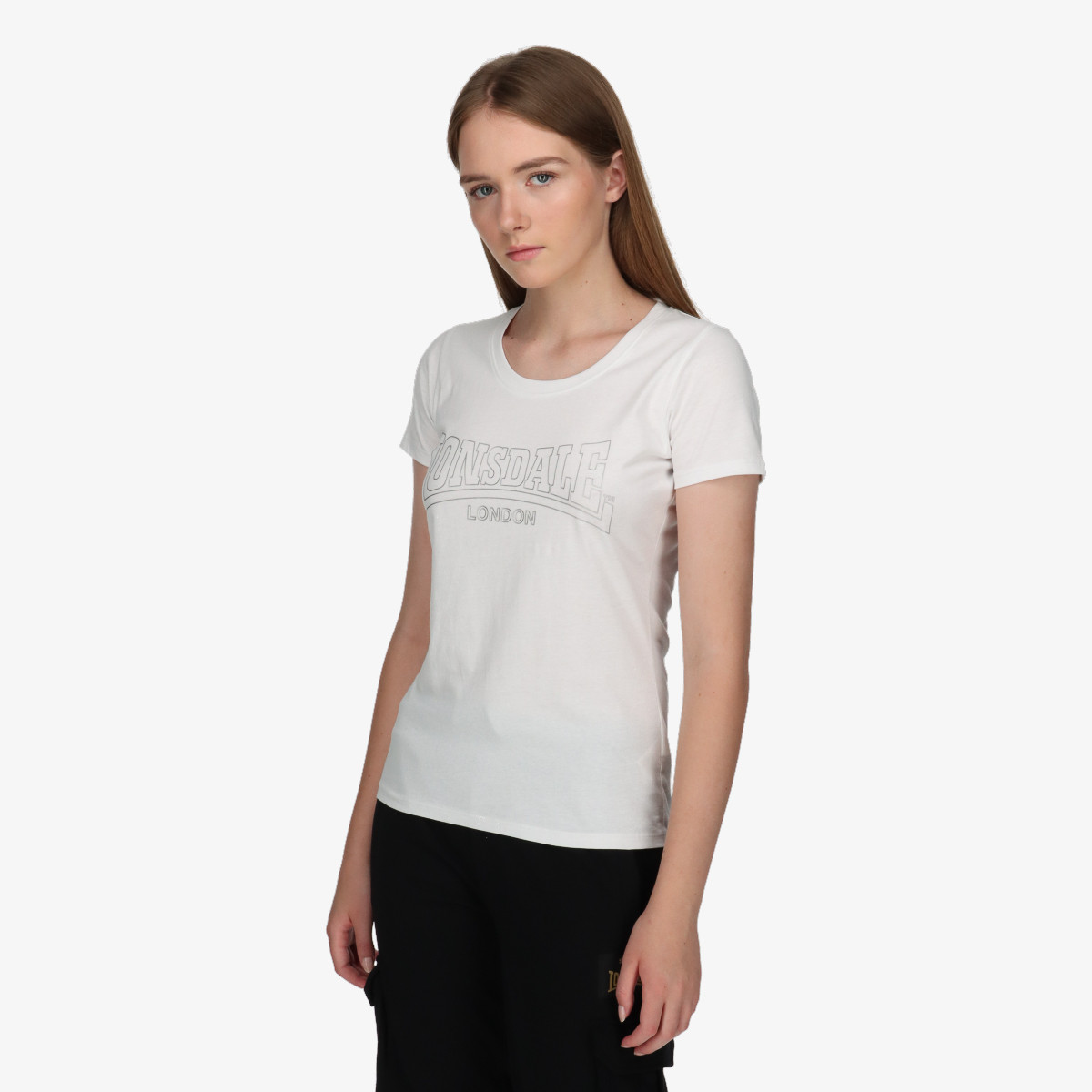 LONSDALE Majica Flock Slim FW22 WMNS T-Shirt