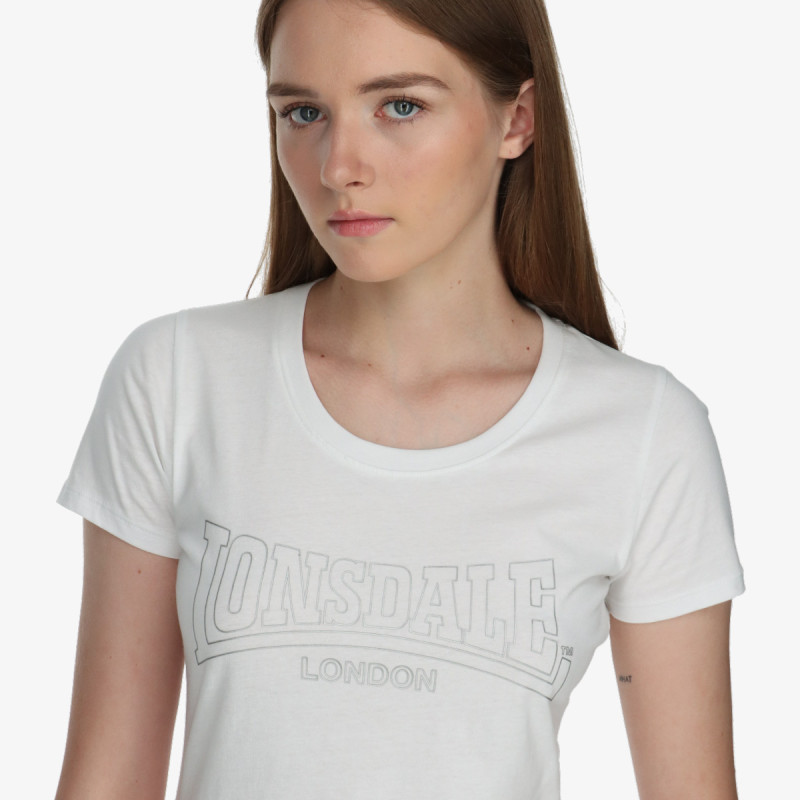 LONSDALE Majica Flock Slim FW22 WMNS T-Shirt