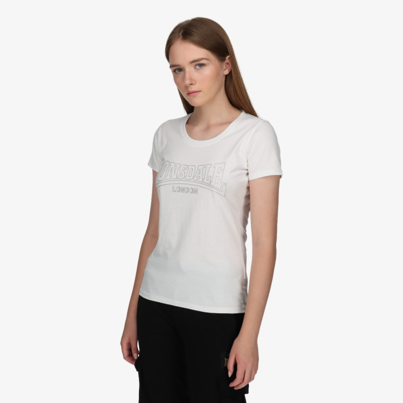 LONSDALE Majica Flock Slim FW22 WMNS T-Shirt