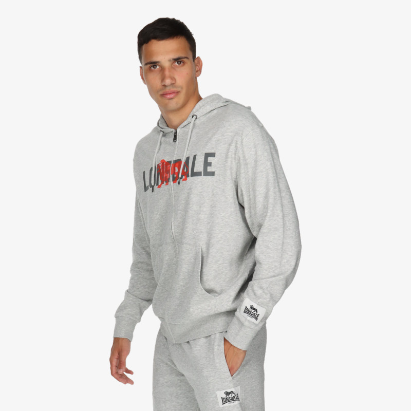 LONSDALE Dukserica Boxing Logo FW22 Full Zip Hoody