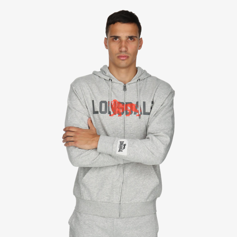 LONSDALE Dukserica Boxing Logo FW22 Full Zip Hoody
