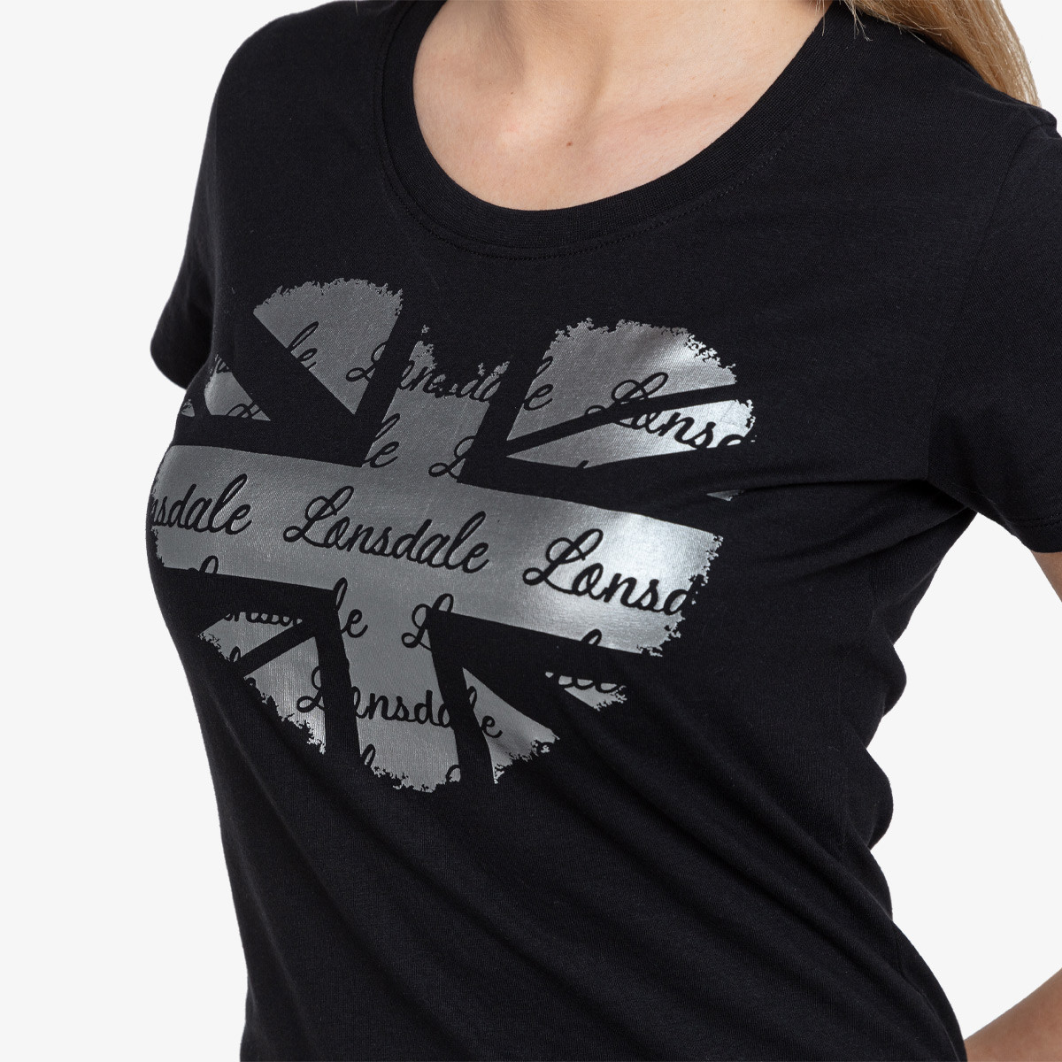 LONSDALE Majica Flag Logo Heart
