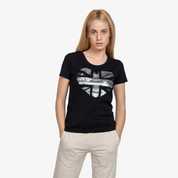LONSDALE Majica Flag Logo Heart 