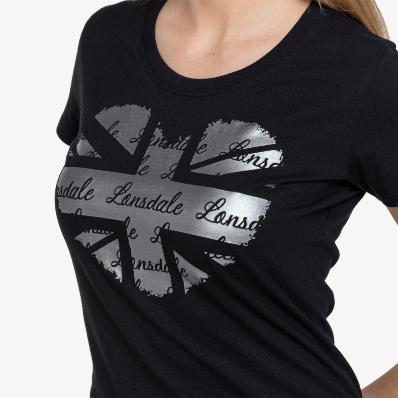 LONSDALE Majica Flag Logo Heart