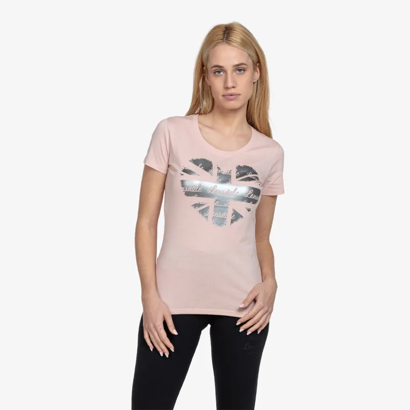 LONSDALE Majica Flag Logo Heart 