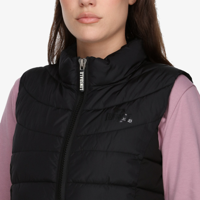LONSDALE Prsluk Black London