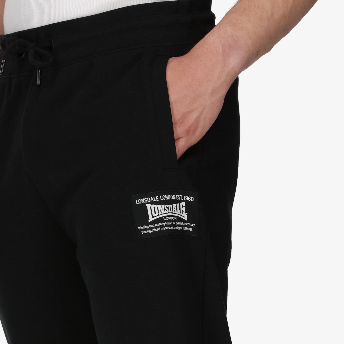 LONSDALE Donji deo trenerke Black London