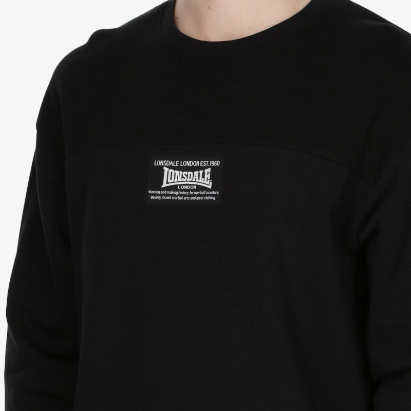 LONSDALE Dukserica Black London