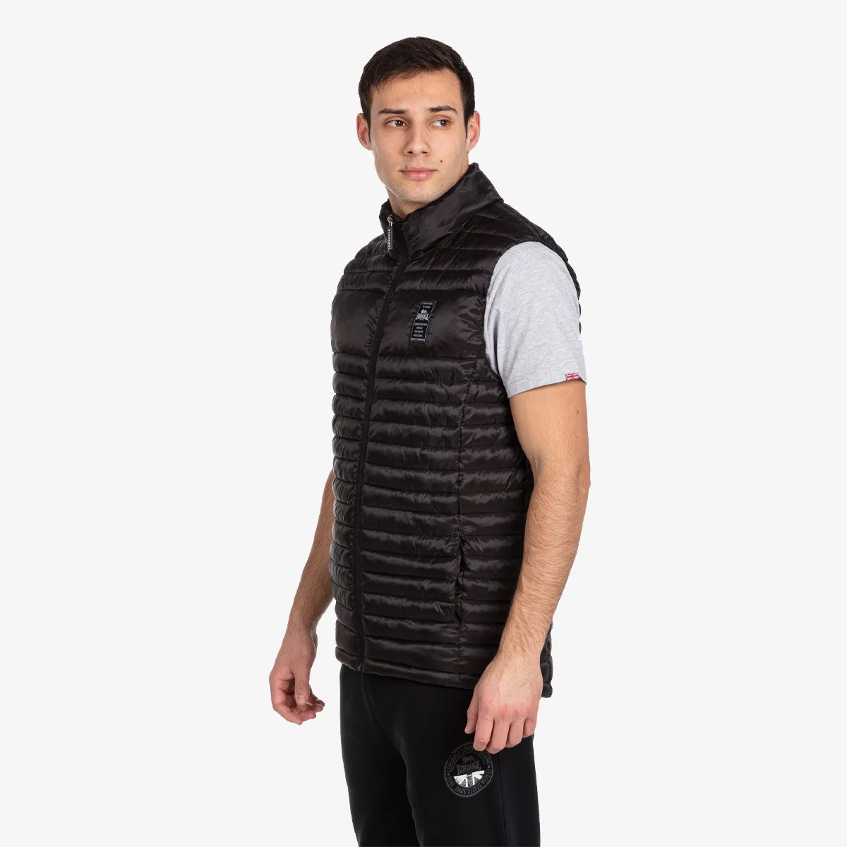 LONSDALE Prsluk Black Col