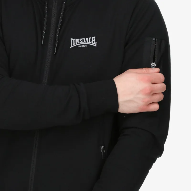 LONSDALE Dukserica Black