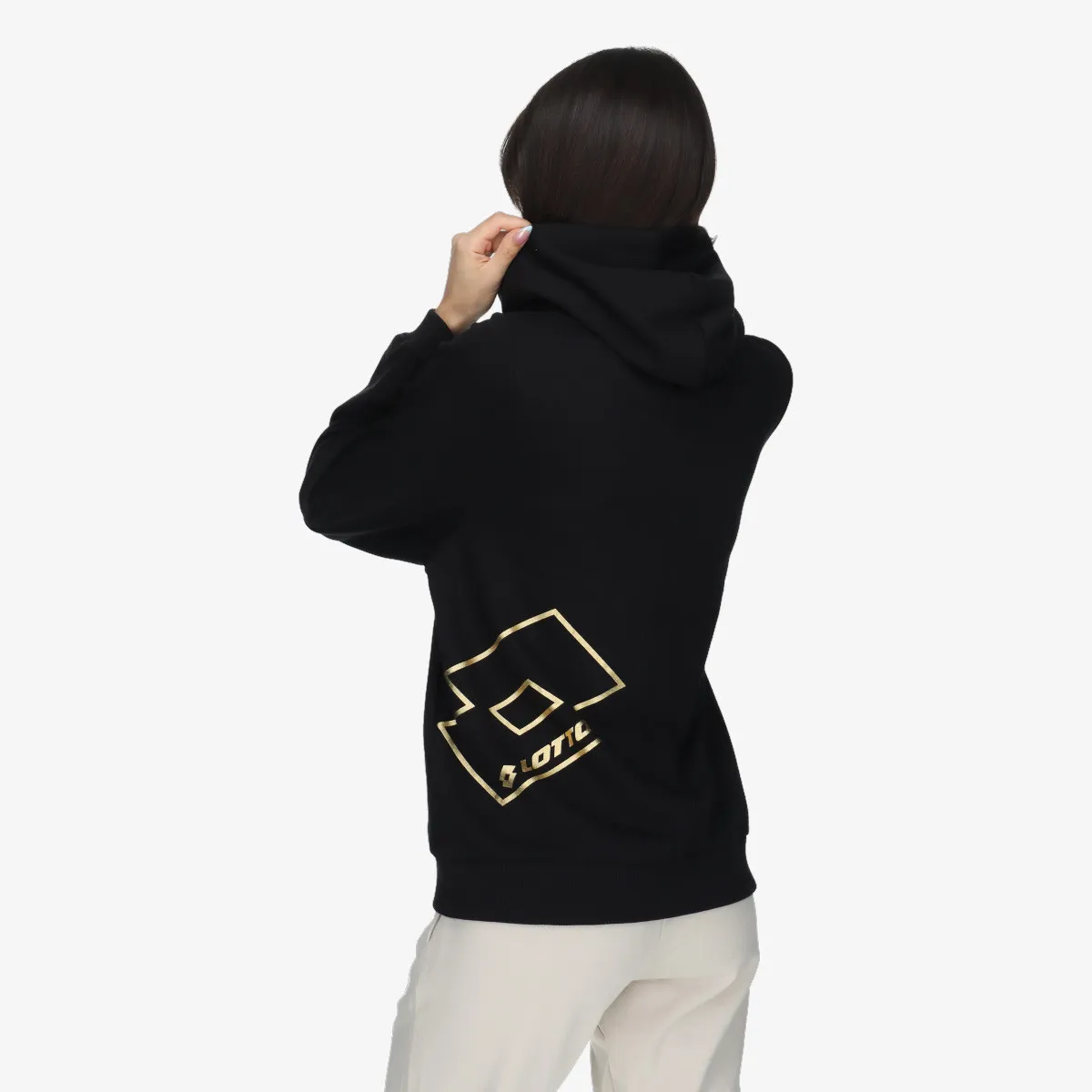 LOTTO Dukserica GOLDEN LOGO FZ HOODY