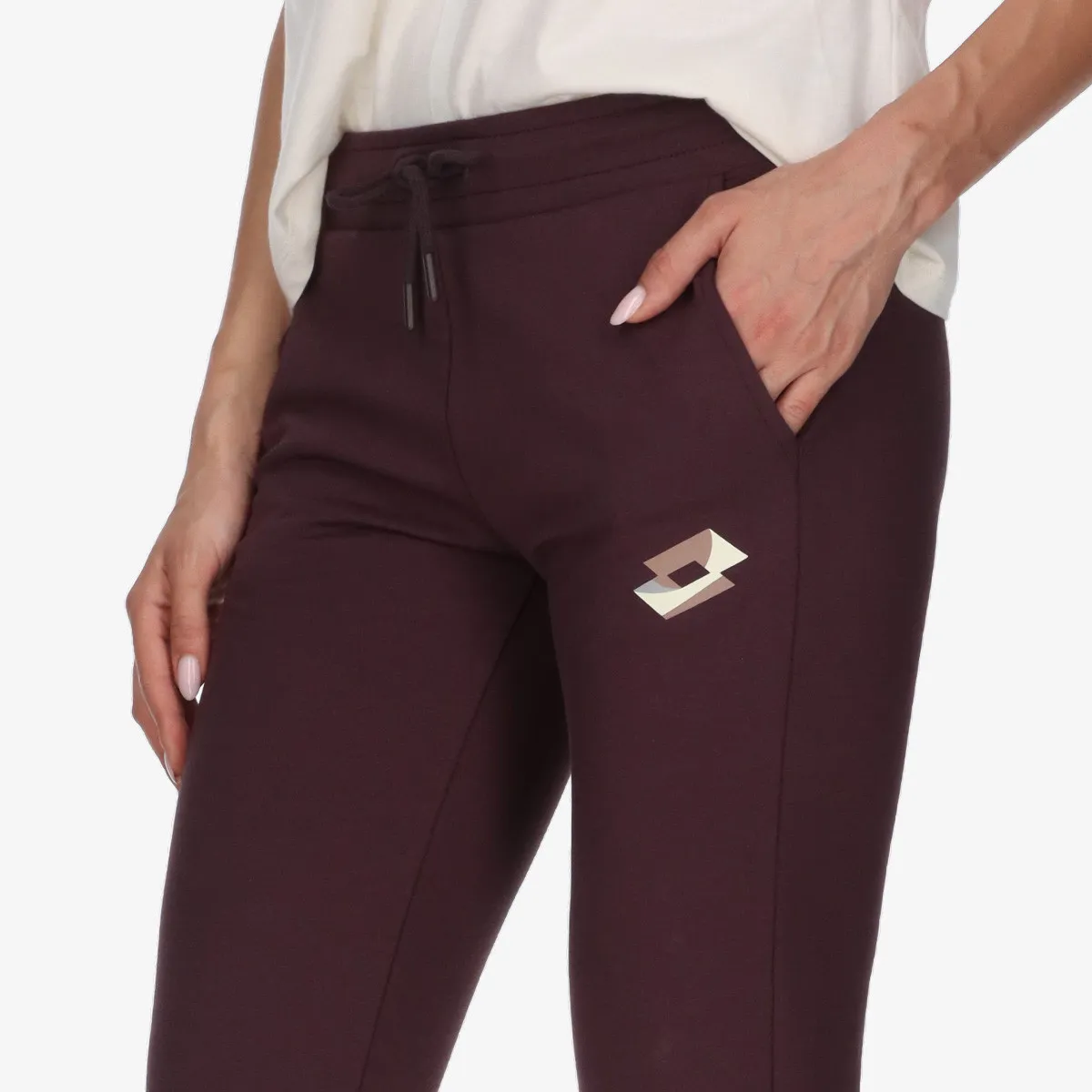 LOTTO Donji deo trenerke LOGO RIB CUFF