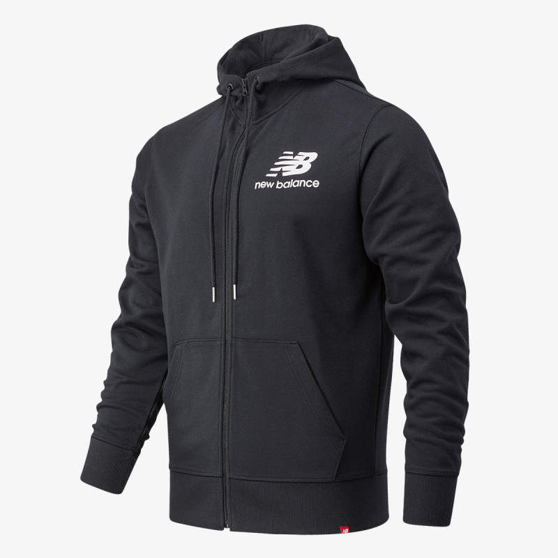 NEW BALANCE Dukserica ESSENTIALS STACKED FULL ZIP HOODIE