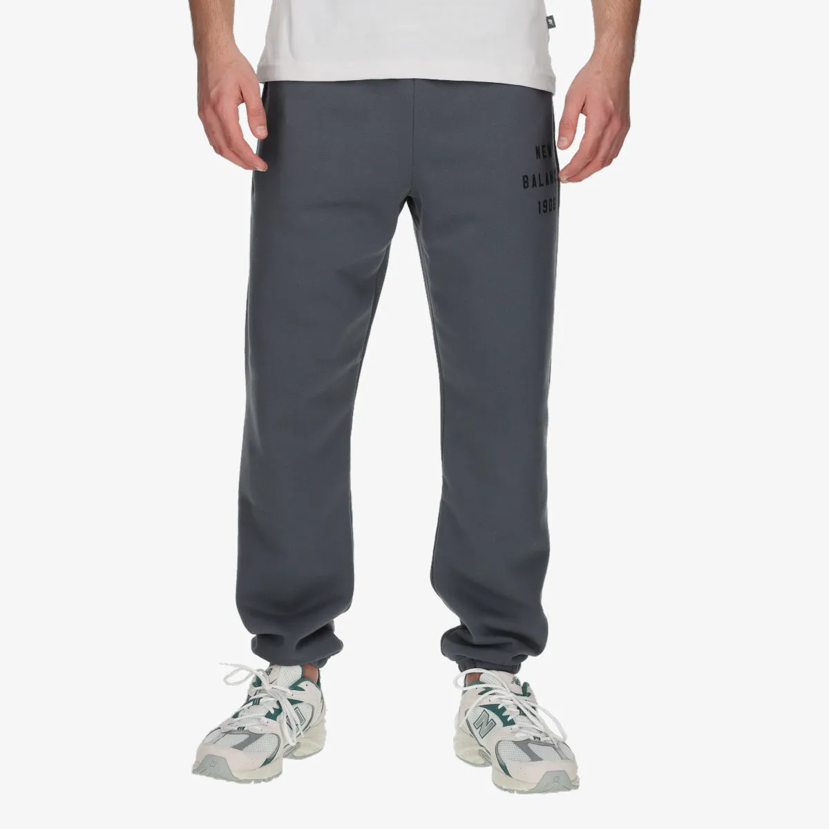NEW BALANCE Donji deo trenerke FLEECE GRAPHIC JOGGER