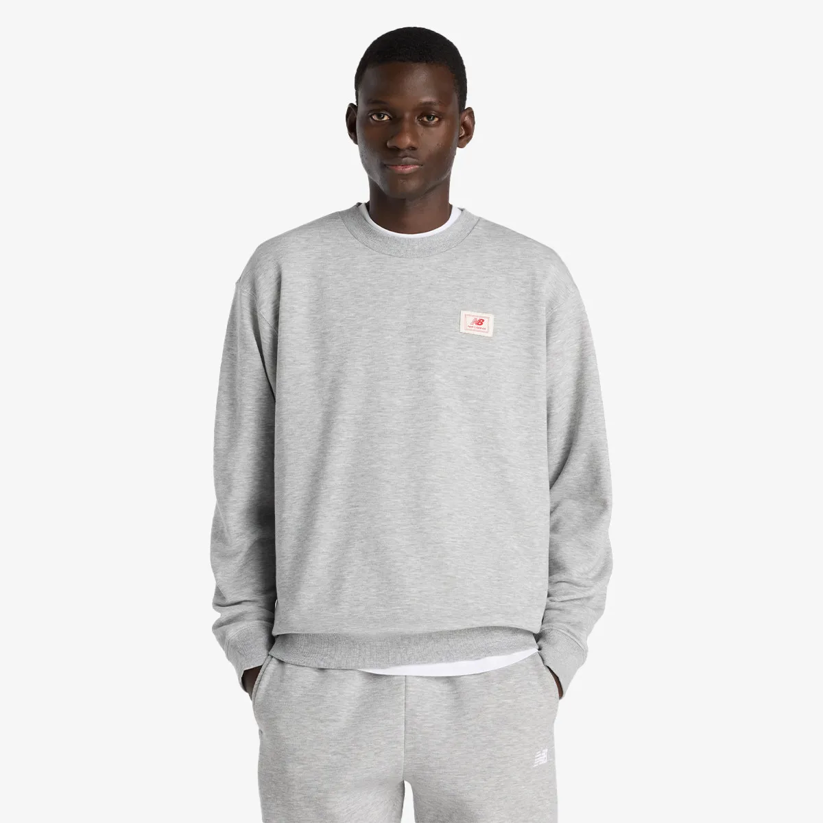 NEW BALANCE Dukserica Woven Label Crew 