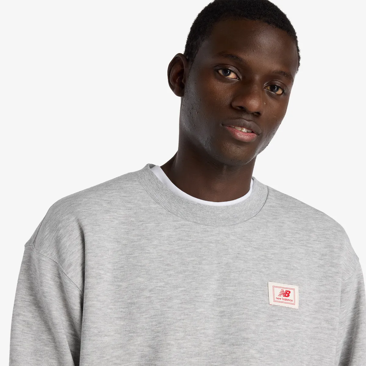 NEW BALANCE Dukserica Woven Label Crew 