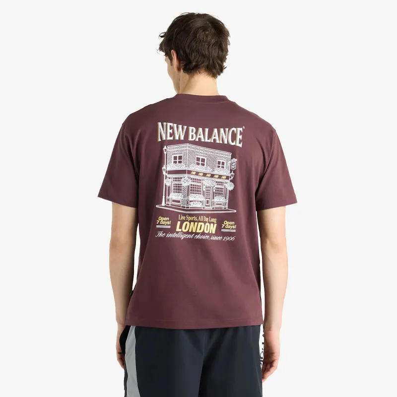 NEW BALANCE Majica Grab a Bite London T-Shirt 