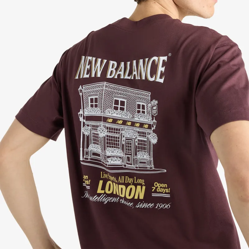 NEW BALANCE Majica Grab a Bite London T-Shirt 