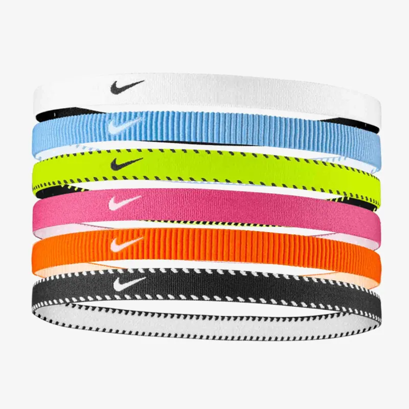 NIKE TRAKA ZA GLAVU NIKE FLEX CLASSIC HEADBANDS 6PK VOLT/VIV 