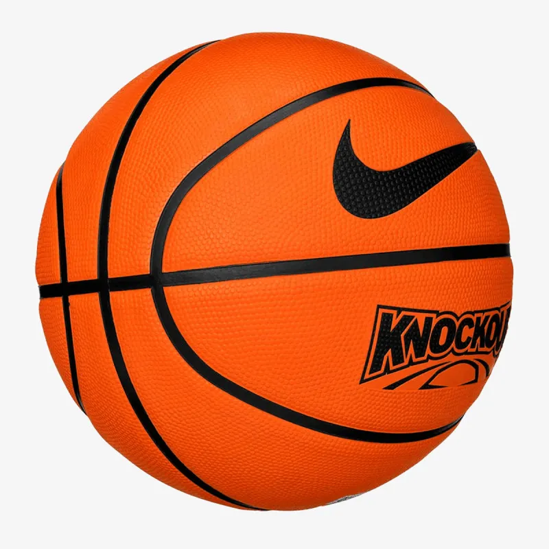 NIKE Lopta NIKE KNOCKOUT DEFLATED AMBER/BLACK/BLACK 