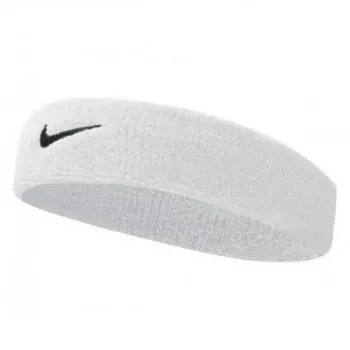 NIKE Znojnica NIKE SWOOSH HEADBAND WHITE/BLACK 